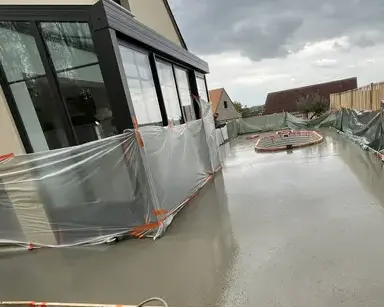 Chape béton La Bazoge-3