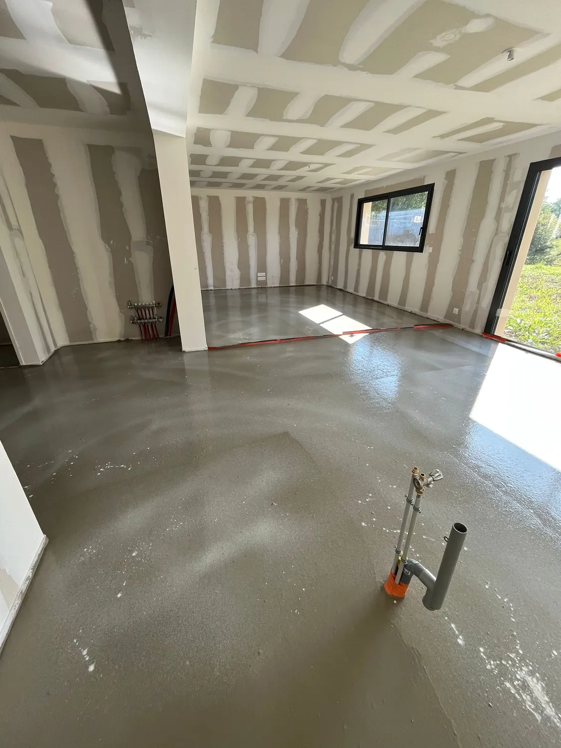 chape fluide ciment alencon