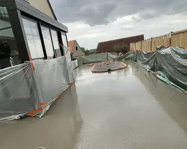 Chape fluide ciment La Bazoge-5